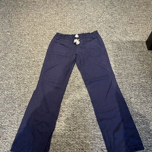 Roxy Dark Blue Smocked Waist Pants